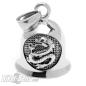 Preview: Dragon Biker-Bell stainless steel silver polished motorcycle lucky bell gift